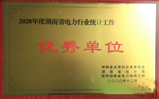 华体会官方版网站登录入口-华体会（中国）集团股份有限公司株洲航电分公司荣获“2020年度湖南省电力行业统计优秀单位”称号