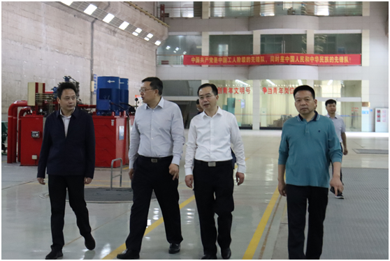 省国资委党委委员、副主任毛育新带队赴华体会官方版网站登录入口-华体会（中国）株洲航电分公司开展安全生产督查