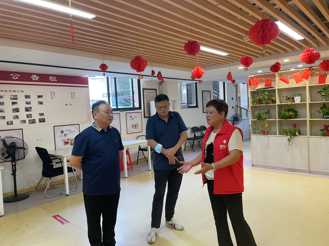 黄志刚、苏千里带队赴华体会官方版网站登录入口-华体会（中国）社区居家养老服务站点督查安全生产工作