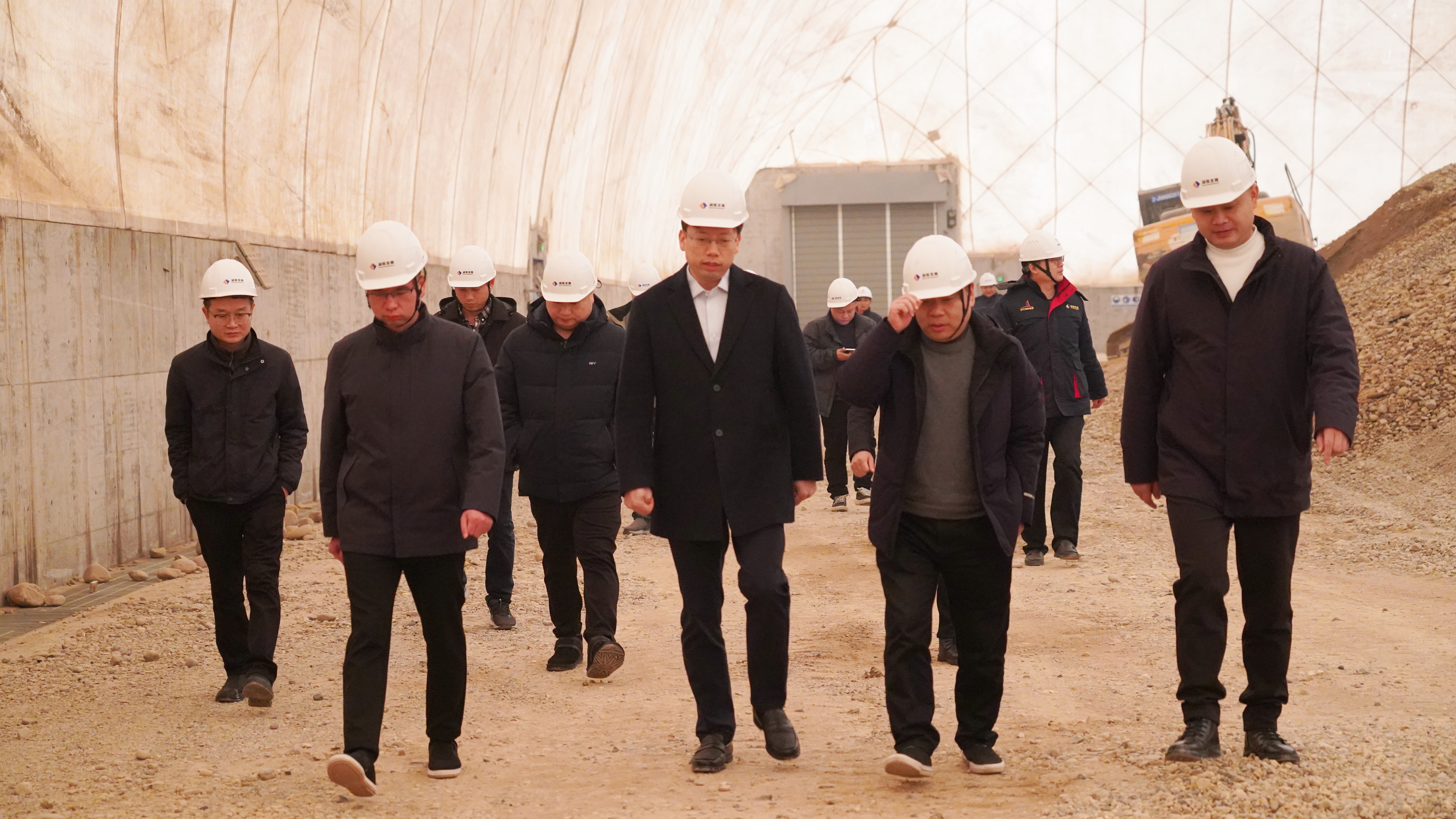 沅江市委副书记张心镜一行调研华体会官方版网站登录入口-华体会（中国）机制砂和砂石集散中心项目