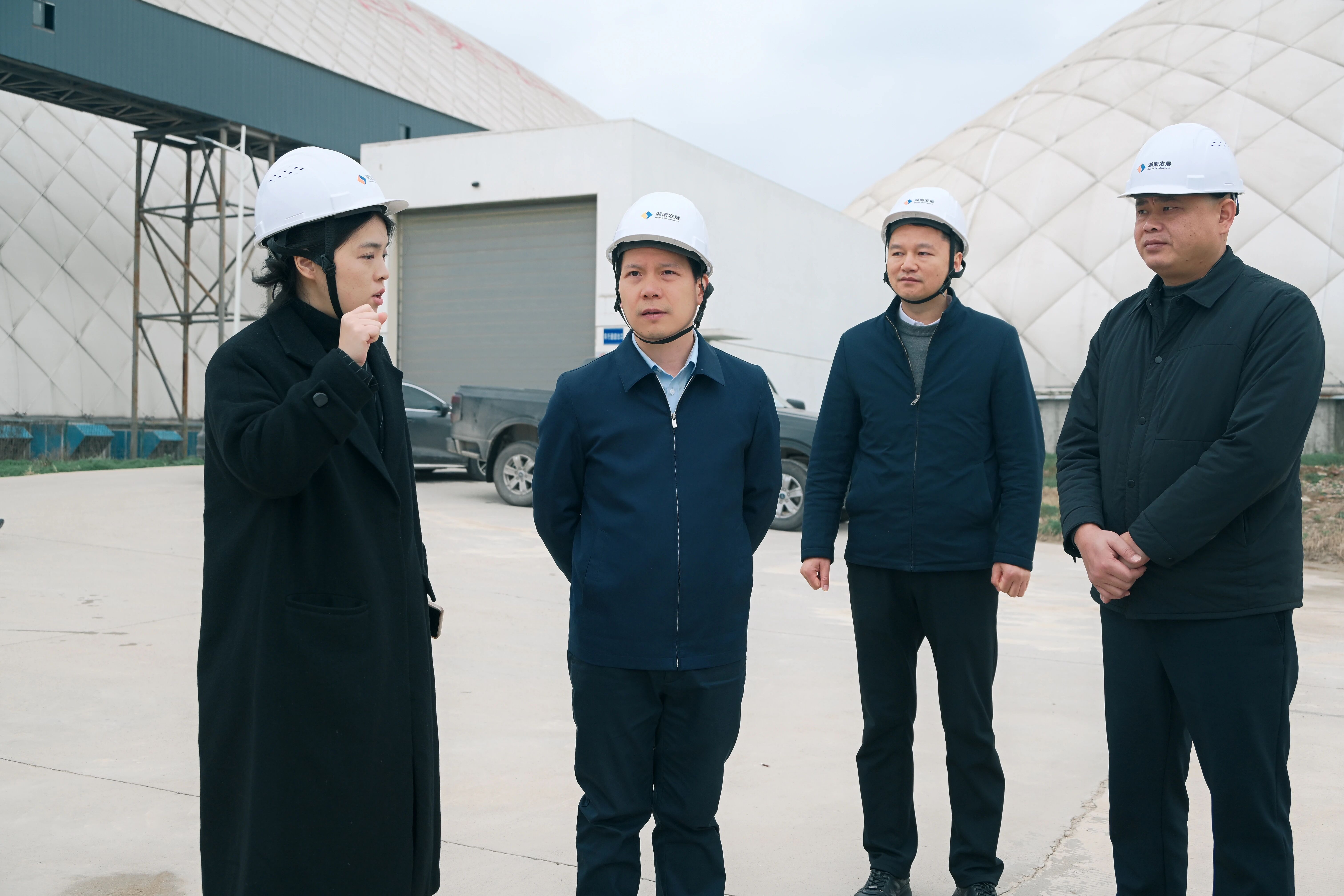 廖江华调研华体会官方版网站登录入口-华体会（中国）机制砂和砂石集散中心项目